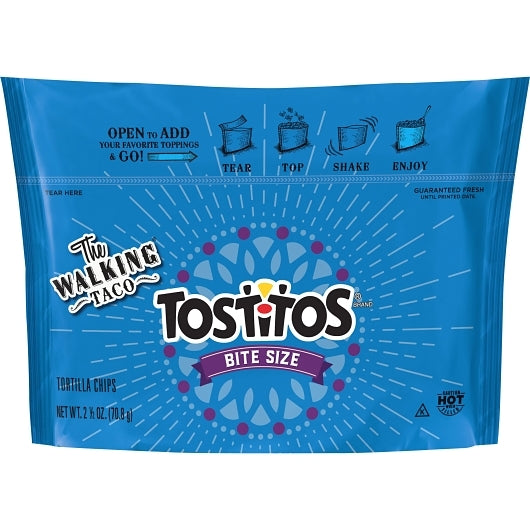 Tostitos Bite Size Tortilla Chip Walking Taco, 18 x 2.5 oz Case - Snacks