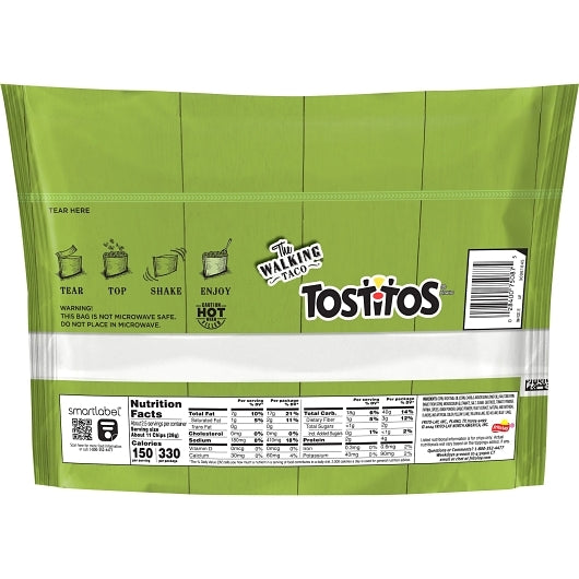 Tostitos Salsa Verde Tortilla Chip Walking Taco, 18 x 2.25 oz Case - Snacks - image 2