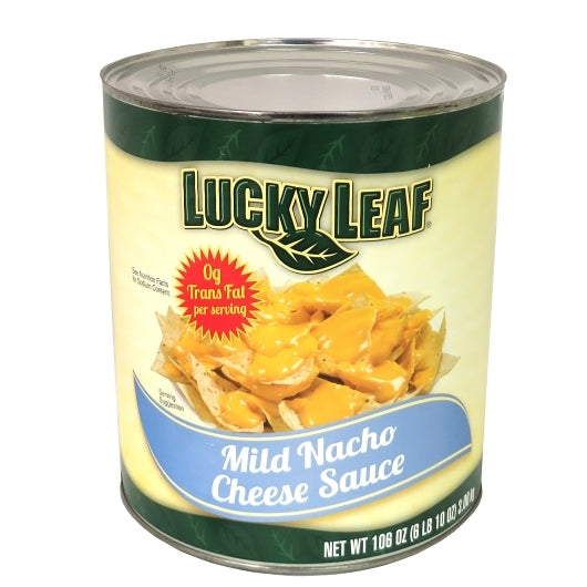 Lucky Leaf Mild Nacho Cheese Sauce, 6 x 106 oz Case - Condiments & Sauces