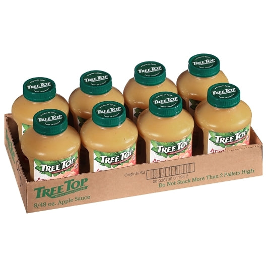 Tree Top Original Applesauce, 8 x 47.8 oz Case - Dried Fruit & Fruit Snacks