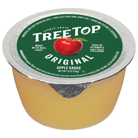 Tree Top Original Applesauce, 72 x 4 oz Case - Dried Fruit & Fruit Snacks - image 2