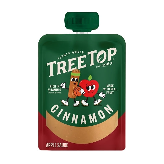 Tree Top Cinnamon Applesauce Pouch, 40 x 3.2 oz Case - Dried Fruit & Fruit Snacks