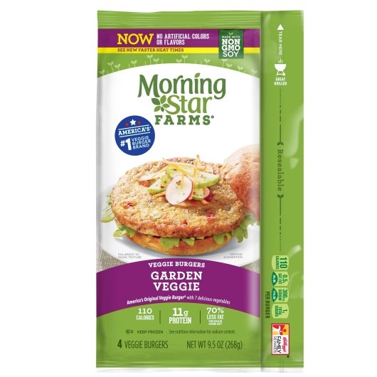 Morningstar Farms Garden Veggie Patties, 8 x 9.5 oz Case - Prepared Foods