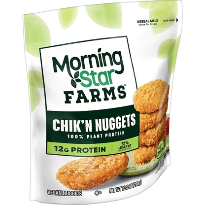 Morningstar Farms Veggie Classics Chik'N Nuggets, 6 x 10.5 oz Case - DOT product image 2