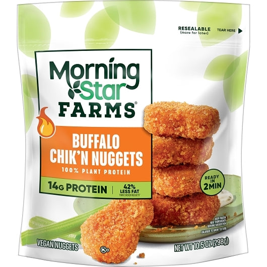 Morningstar Farms Veggie Classics Buffalo Nuggets, 6 x 10.5 oz Case - Prepared Foods