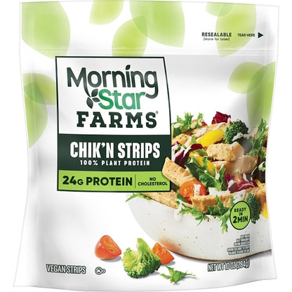 Morningstar Farms Veggie Meal Starter Chik'N Strips, 6 x 10 oz Case - DOT product image 3