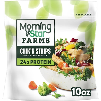 Morningstar Farms Veggie Meal Starter Chik'N Strips, 6 x 10 oz Case - Prepared Foods