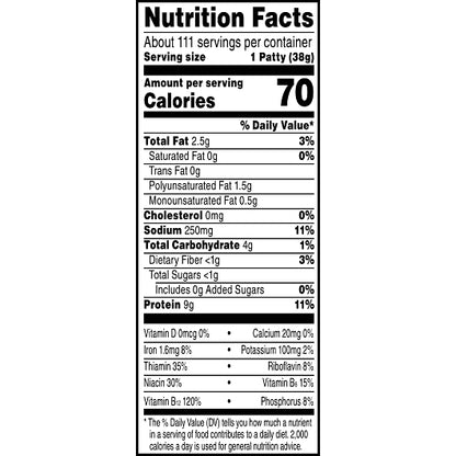 Kelloggs Morningstar Veggie Breakfast Sausage Patties, 112 x 1.34 oz Case - DOT product image 7