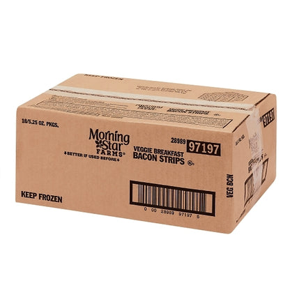 Morningstar Farms Veggie Breakfast Bacon Strips, 18 x 5.25 oz Case - DOT product image 8