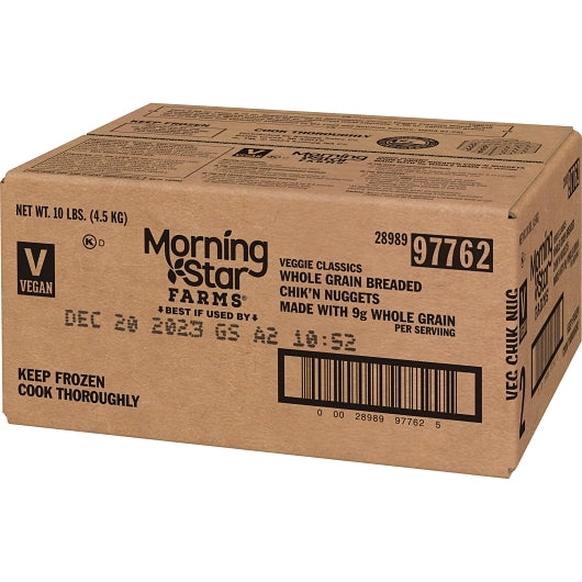 Kelloggs Morningstar Grill Veggie Chik'N Nuggets, 1 x 10 lb Case - DOT product image 7