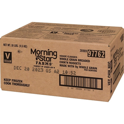 Kelloggs Morningstar Grill Veggie Chik'N Nuggets, 1 x 10 lb Case - DOT product image 7