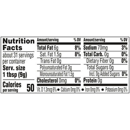 Move Over Butter Table Spread, 12 x 10.05 oz Case - Alternate product angle or state