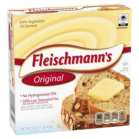 Fleischmann Solid Margarine Parkay Margarine Sticks, 18 x 16 oz Case - DOT product image 2