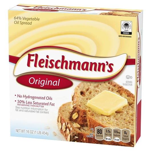 Fleischmann Solid Margarine Parkay Margarine Sticks, 18 x 16 oz Case - DOT product image 3