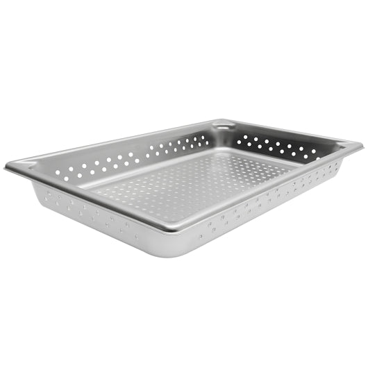 Vollrath Perforated Stainless Steel Full Size Steam Table Pan, 1 x 1 each Case - Kitchen Equipment