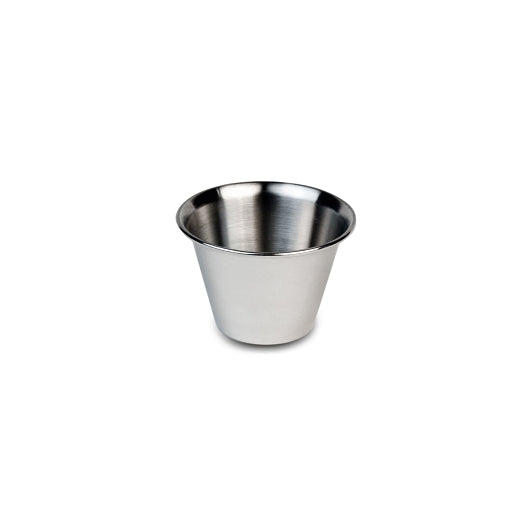Vollrath 3 Ounce Stainless Steel Sauce Cup, 1 x 12 each Case - Tabletop Supplies