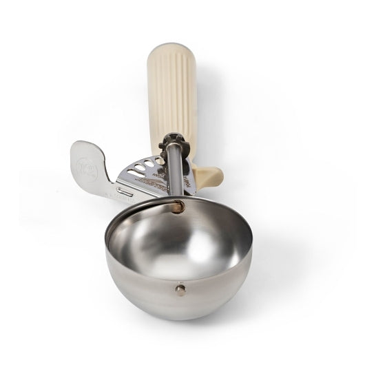 Vollrath Stainless Steel Size 10 Disher - Ivory Handle, 1 x 1 each Case - Kitchen Equipment