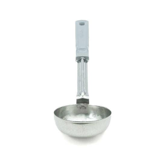Vollrath 4 Ounce Solid Stainless Steel Spoodle with Gray Handle, 1 x 1 each Case - Kitchen Equipment