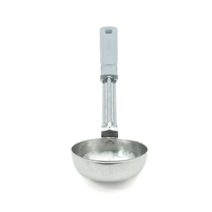Vollrath 4 Ounce Solid Stainless Steel Spoodle with Gray Handle, 1 x 1 each Case - Kitchen Equipment