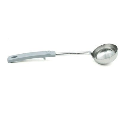 Vollrath 4 Ounce Solid Stainless Steel Spoodle with Gray Handle, 1 x 1 each Case - GS1 product shown out of package