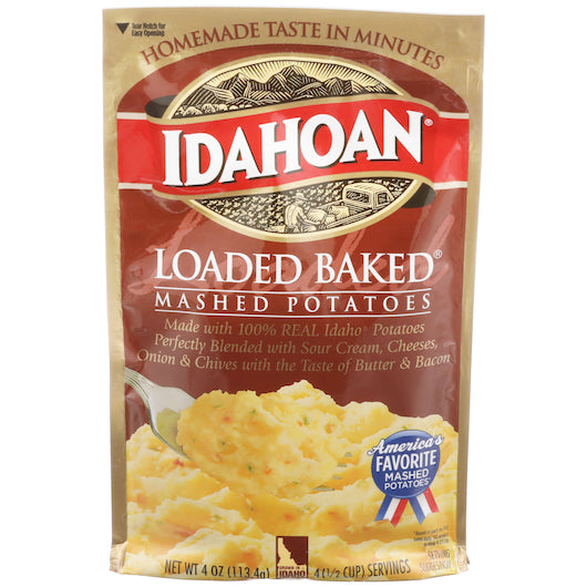 Idahoan Buttery Homestyle® Mashed Potatoes, 12 x 4 oz Case - Fruit & Sides