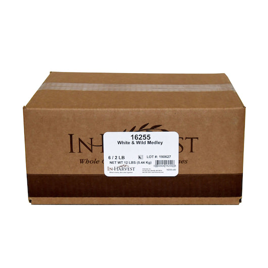 InHarvest White & Wild Medley Rice, 6 x 2 lb Case - Rice & Grains