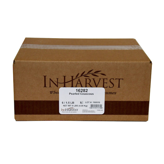 InHarvest Pearled Couscous Pasta, 6 x 1.5 lb Case - Pantry Ingredients