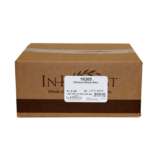 InHarvest Black Rice, 6 x 2 lb Case - Rice & Grains