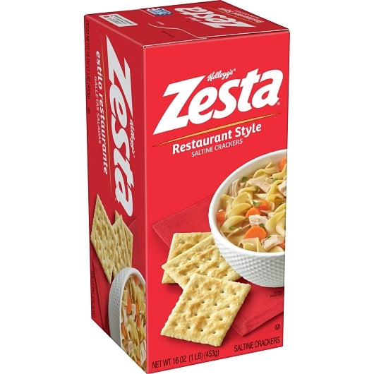Kellogg's Keebler Zesta Original Saltines Crackers, 12 x 16 oz Case - DOT product image 3