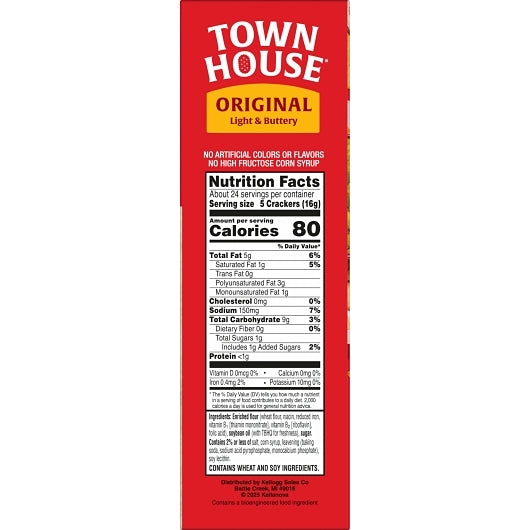 Keebler Town House Keebler Original Town House Crackers, 12 x 13.8 oz Case - DOT product image 8