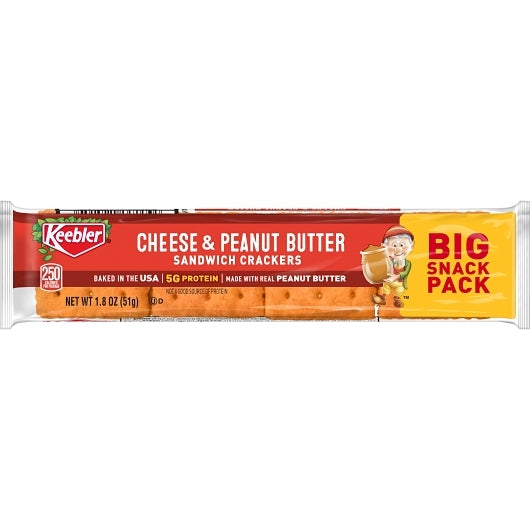 Kellogg's Keebler Cheese & Peanut Butter Crackers, 12 x 12 x 1.8 oz Case - DOT product image 4