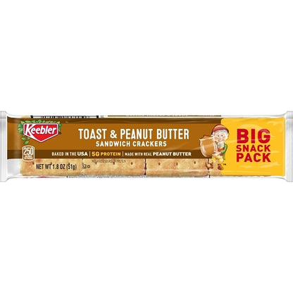 Kellogg's Keebler Kings Blend Toasted & Peanut Butter Cracker, 12 x 12 x 1.8 oz Case - DOT product image 3