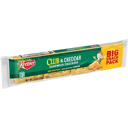 Keebler Club Kings Blend Cheddar Cracker, 12 x 12 x 1.8 oz Case - DOT product image 3