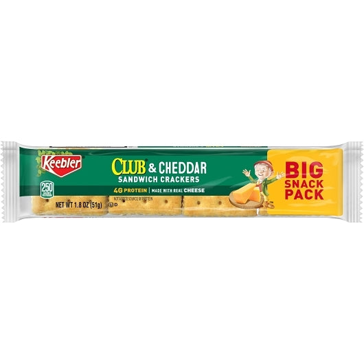 Keebler Club Kings Blend Cheddar Cracker, 12 x 12 x 1.8 oz Case - DOT product image 7