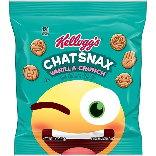 Kellogg's Grahams Crackers Vanilla Snack, 210 x 1 oz Case - Crackers & Grahams