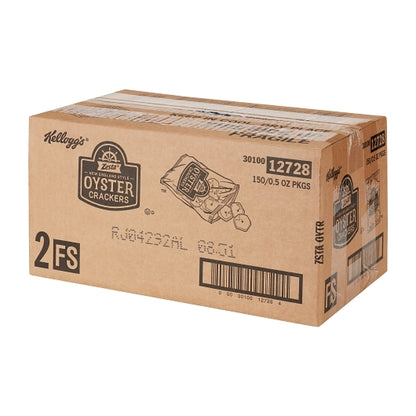 Kellogg's ZESTA NEW ENGLAND STYLE OYSTER CRACKER LARGE, 150 x 0.5 oz Case - DOT product image 6