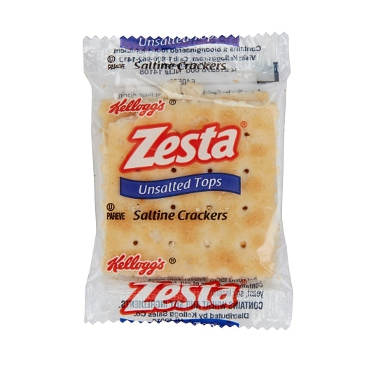 Kellogg's Zesta Saltines Crackers Unsalted, 500 x 0.2 oz Case - Crackers & Grahams