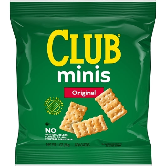 Kellogg's Original Club Crackers Minis, 60 x 1 oz Case - Crackers & Grahams