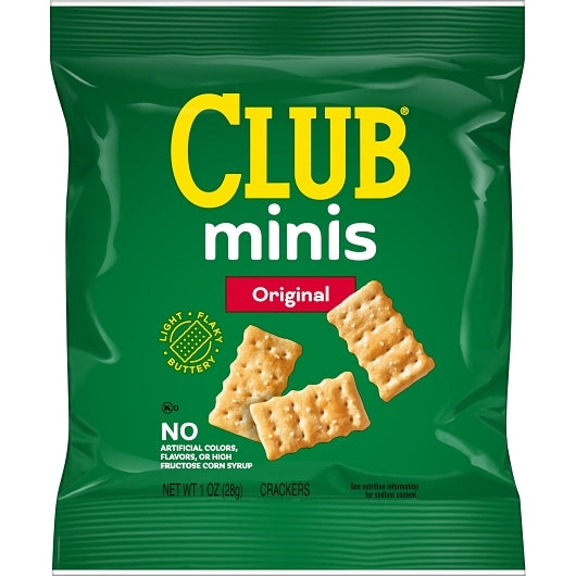 Kellogg's Original Club Crackers Minis, 60 x 1 oz Case - Crackers & Grahams - image 2