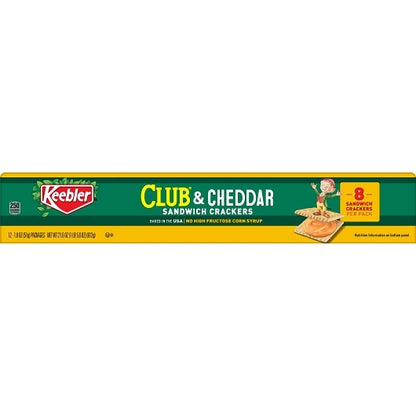 Keebler Club Kings Blend Cheddar Cracker, 12 x 12 x 1.8 oz Case - DOT product image 8