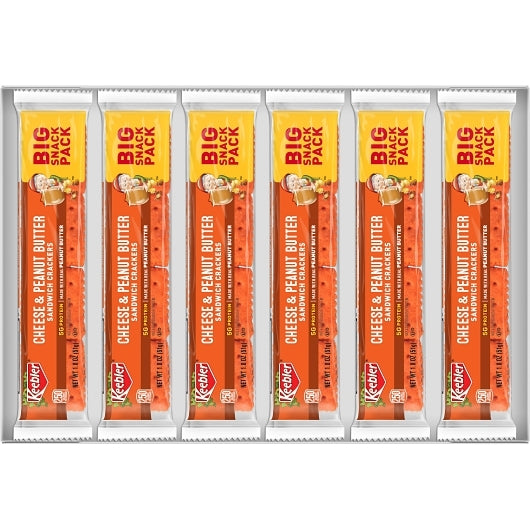 Kellogg's Keebler Cheese & Peanut Butter Crackers, 12 x 12 x 1.8 oz Case - DOT product image 7