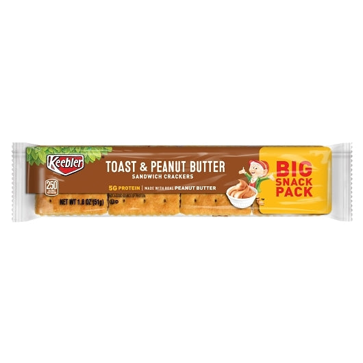Kellogg's Keebler Kings Blend Toasted & Peanut Butter Cracker, 12 x 12 x 1.8 oz Case - DOT product image 4