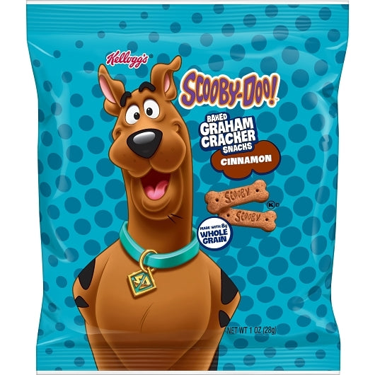 Kellogg's Scooby Doo Cinnamon Graham Cracker Sticks, 210 x 1 oz Case - Crackers & Grahams