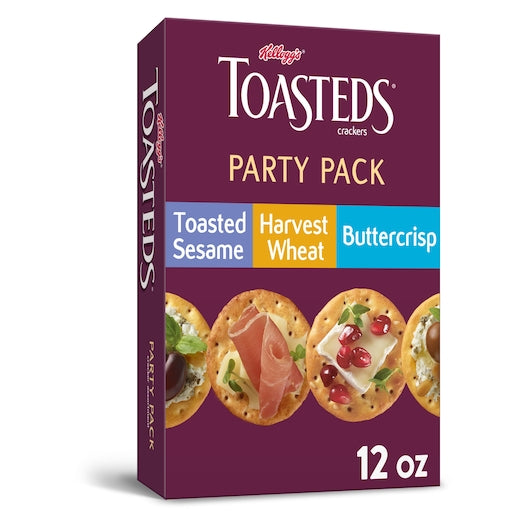 Keebler Toasteds Crackers Toasted Medley Crackers Party Pack, 12 x 12 oz Case - DOT product image 7