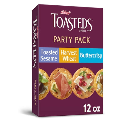 Keebler Toasteds Crackers Toasted Medley Crackers Party Pack, 12 x 12 oz Case - DOT product image 7
