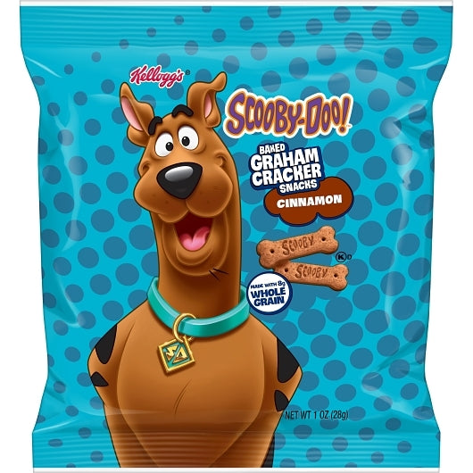 Kellogg's Scooby Doo Cinnamon Graham Cracker Sticks, 210 x 1 oz Case - Crackers & Grahams