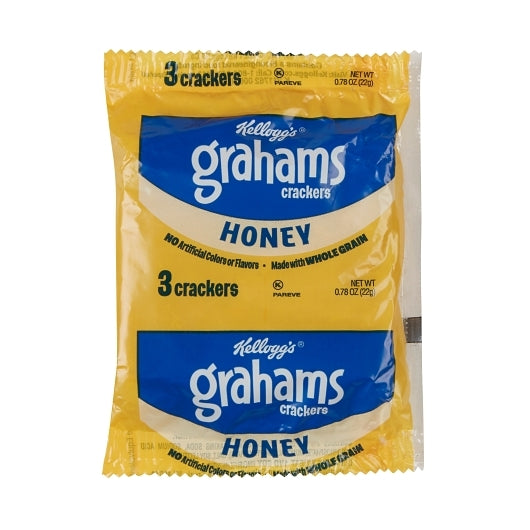 Kellogg's Honey Graham With Calcium Graham Cracker, 150 x 0.78 oz Case - Crackers & Grahams