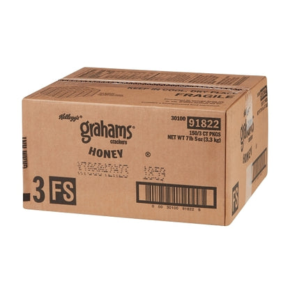 Kellogg's Honey Graham With Calcium Graham Cracker, 150 x 0.78 oz Case - DOT product image 7