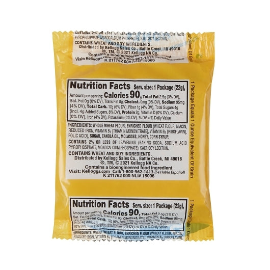 Kellogg's Honey Graham With Calcium Graham Cracker, 150 x 0.78 oz Case - DOT product image 2