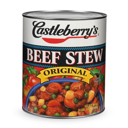 Castleberry Stew Beef Stew, 6 x 106 oz Case - Prepared Foods